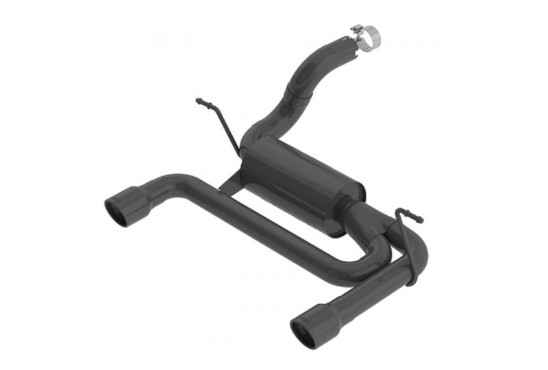 Borla Wrangler JL Axle Back Exhaust | Atak | Black Chrome