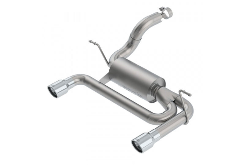 Borla Wrangler JL Axle Back Atak Exhaust - Polished Chrome