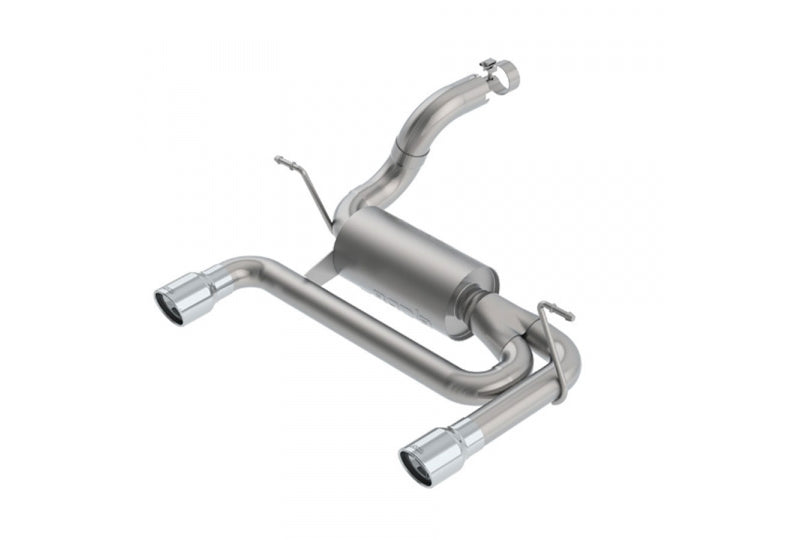 Borla Wrangler JL Axle Back Exhaust | S-Type | Polished Chrome