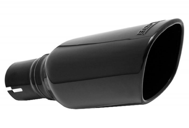 BORLA 140460BC T-304 Stainless Steel Cat-Back Split Rear System - Black Chrome Tip