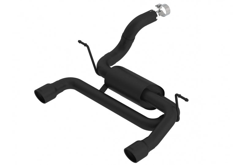 Borla Wrangler JL 2.0L Turbo Axle Back Exhaust | S-Type | Ceramic Black