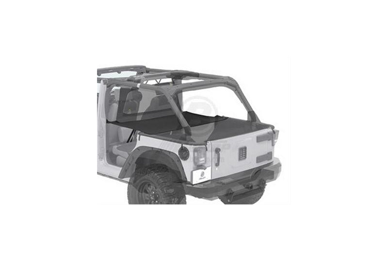 Bestop Duster Deck Cover Extension, Black Diamond; Wrangler JK Unlimited