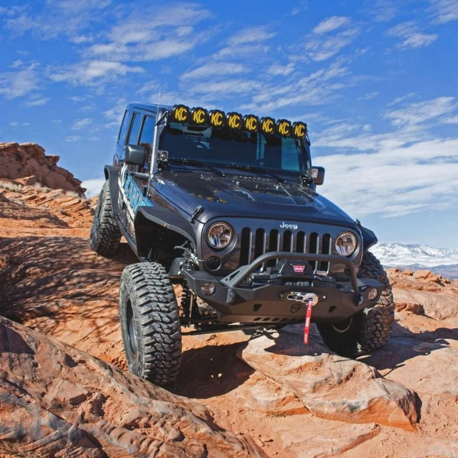 KC Gravity LED PRO6 50" Light Bar Kit; Wrangler 392, Gladiator Mojave