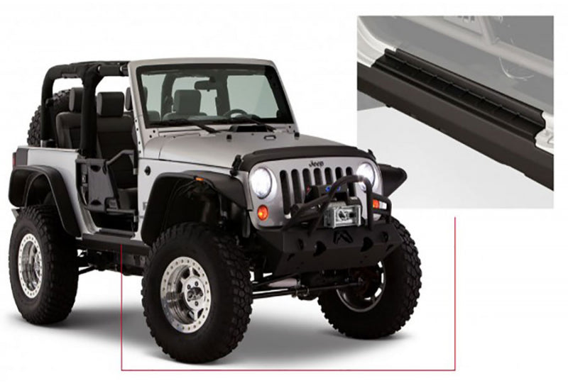 Bushwacker Rocker Panels Bushwacker Trail Armor Rocker Panel & Sill Plate Protector