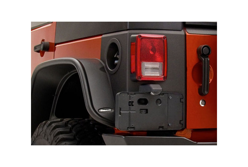 Bushwacker Trail Armor Rear Corner Guards; Wrangler JK