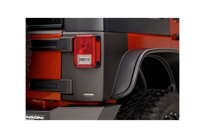 Bushwacker Trail Armor Rear Corner Guards; Wrangler JK