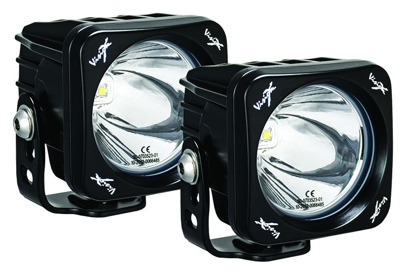 Vision X - 3" Square CG2 Single LED Light Cannon Pair Kit