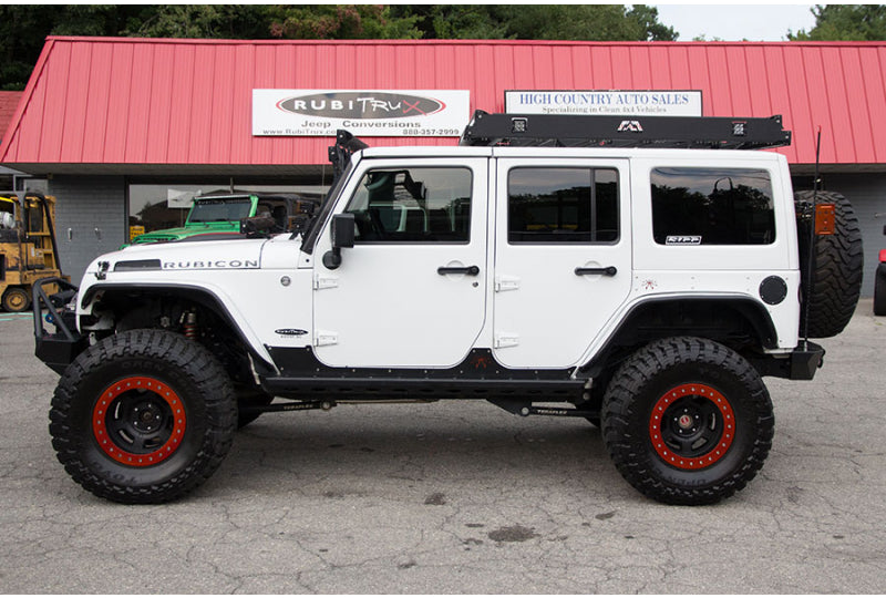 2013 Custom Jeep Wrangler Rubicon Unlimited White - SOLD