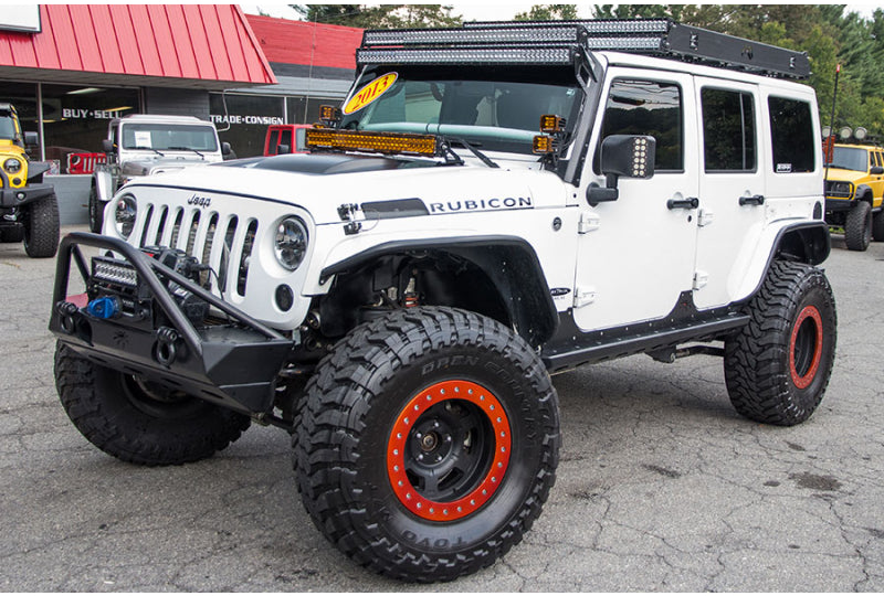 2013 Custom Jeep Wrangler Rubicon Unlimited White - SOLD