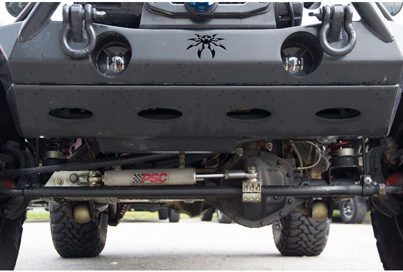 2013 Custom Jeep Wrangler Rubicon Unlimited White - PSC Hydro Assist Steering