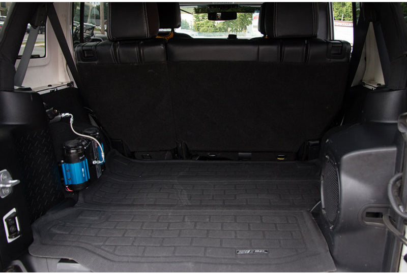 2013 Custom Jeep Wrangler Rubicon Unlimited White - ARB Dual Air Compressor 