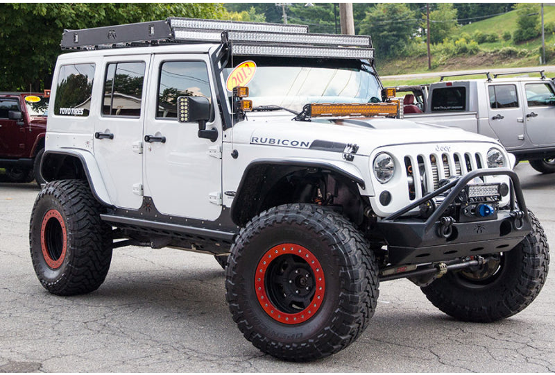 2013 Custom Jeep Wrangler Rubicon Unlimited White - SOLD