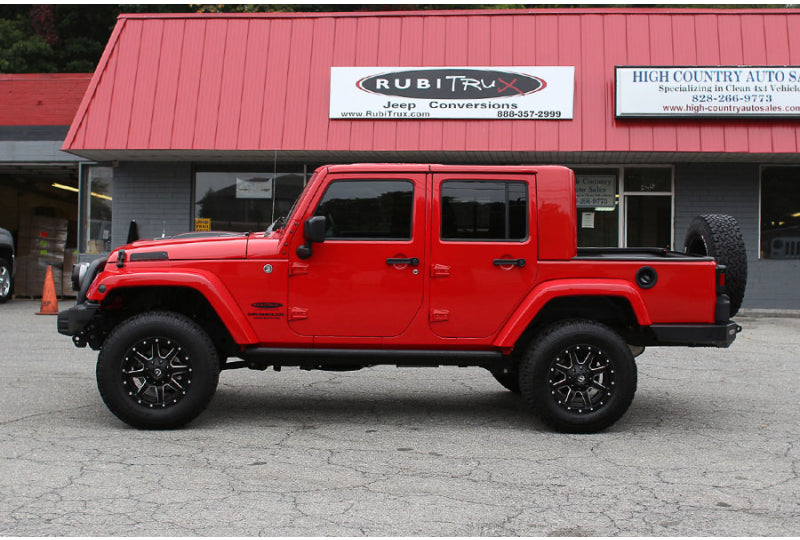 Custom 2015 Jeep Wrangler JK-EXT Red - Amp Research Power Steps 