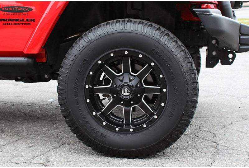 Custom 2015 Jeep Wrangler JK-EXT Red - Fuel Wheels