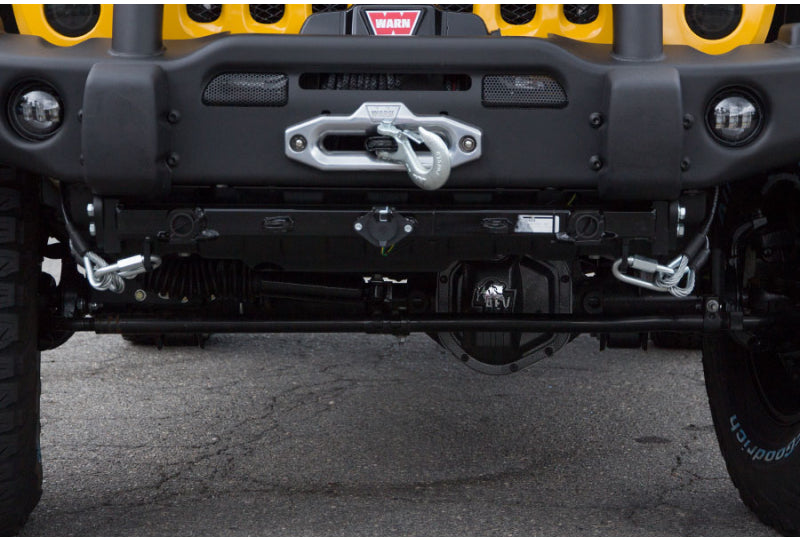 Custom 2015 Jeep Wrangler Unlimited Rubicon - Baja Yellow - Front Towing Setup