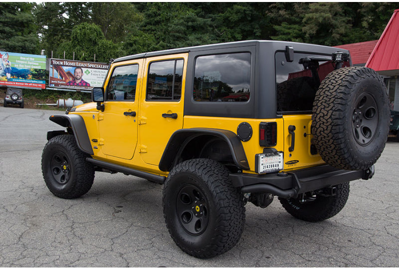 Custom 2015 Jeep Wrangler Unlimited Rubicon - Baja Yellow - Rigid Industries D2 Reverse Lights
