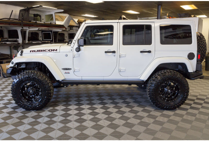2015 HEMI Jeep Wrangler Rubicon Unlimited White - 35" Toyo Open Country M/Ts