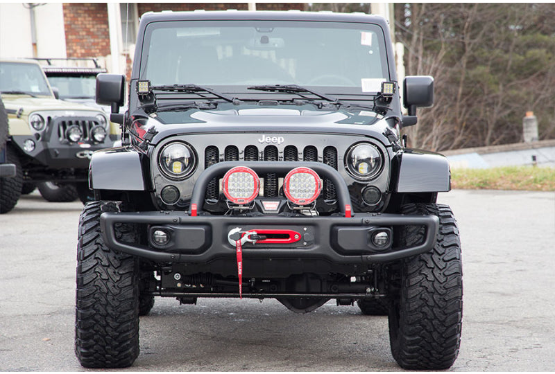 Maximus-3 Rubicon Recon, Hard Rock, JK Steel Bumper JW Speaker/Factory Fog Light Brackets; Pair