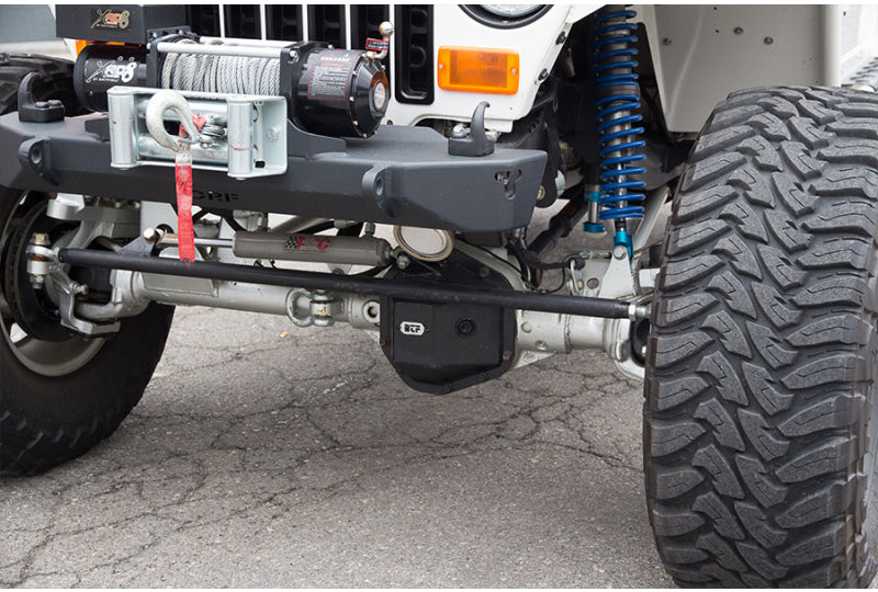 Dana 60 Front Axle with Blue Torch Fab Differential Cover