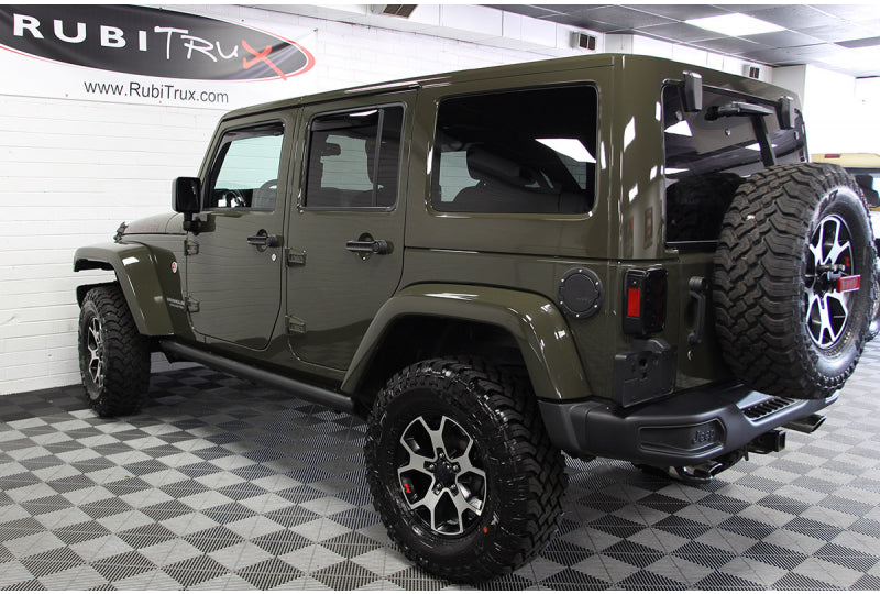 2015 Jeep Wrangler Rubicon Unlimited Hard Rock Tank Green - SOLD