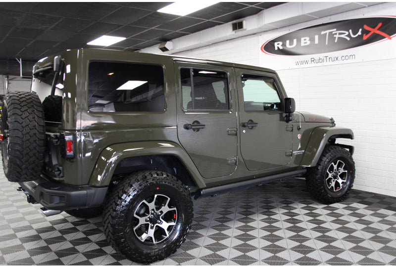 2015 Jeep Wrangler Rubicon Unlimited Hard Rock Tank Green - SOLD