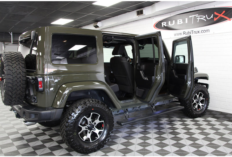 2015 Jeep Wrangler Rubicon Unlimited Hard Rock Tank Green - SOLD