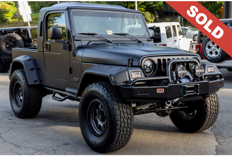 2006 Jeep Wrangler Unlimited RubiTrux Conversion Matte Black - SOLD