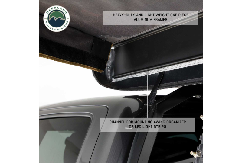 OVS Nomadic 180 LTE Awning - Grey/Green, Black Cover