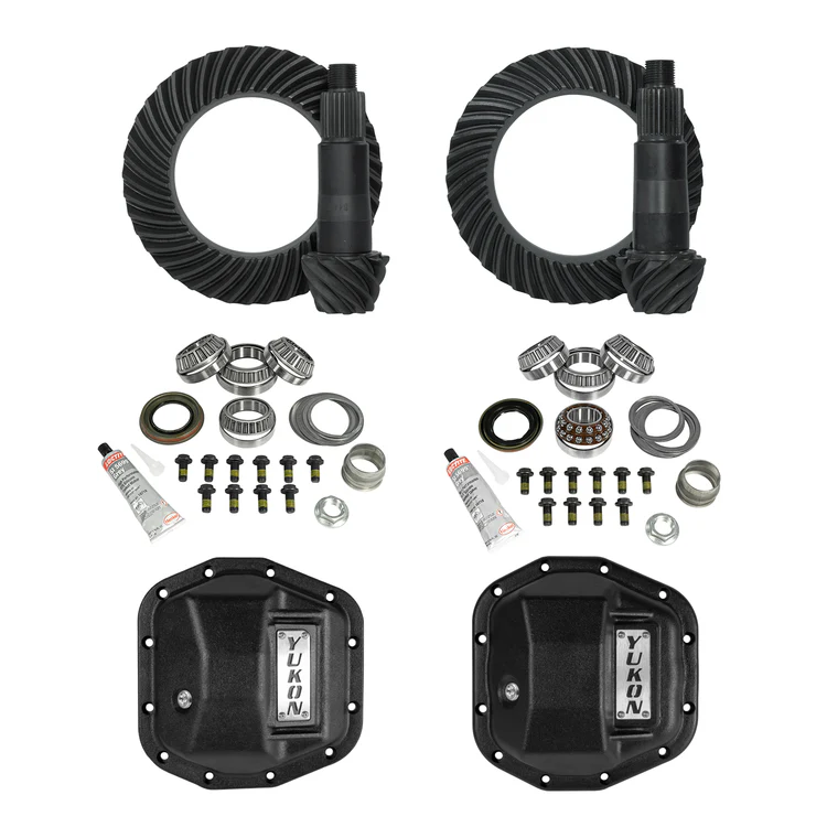 Dana 3.73 Dana 44 210MM/220MM Gear Package w/ Yukon Master Install Kits; Wrangler JL