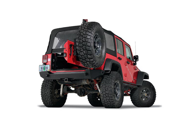 Warn 89525 Elite Series Rear Bumper; Wrangler JK
