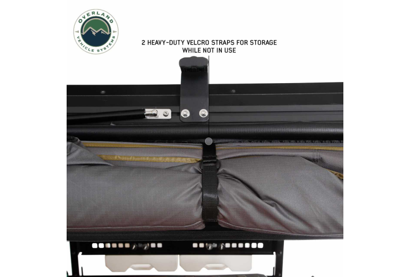 OVS Nomadic 180 LTE Awning - Grey/Green, Black Cover