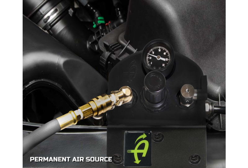 OVS 4 Tire Inflate - Engine Mount, Box, Fit, Bag, Black - JT