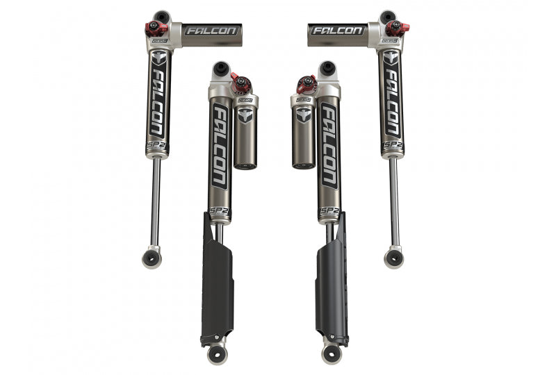 TeraFlex 0-1.5 Lift Falcon SP2 Series 3.3 Fast Adjust Piggyback Shocks; Wrangler JL 2 Door