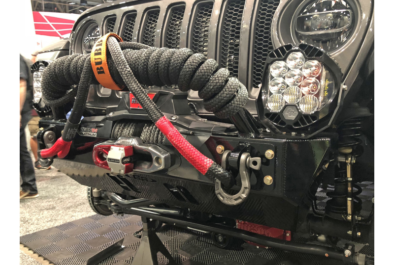 GenRight Front Bumper w/ Winch Guard Bar; Wrangler JL & Gladiator JT