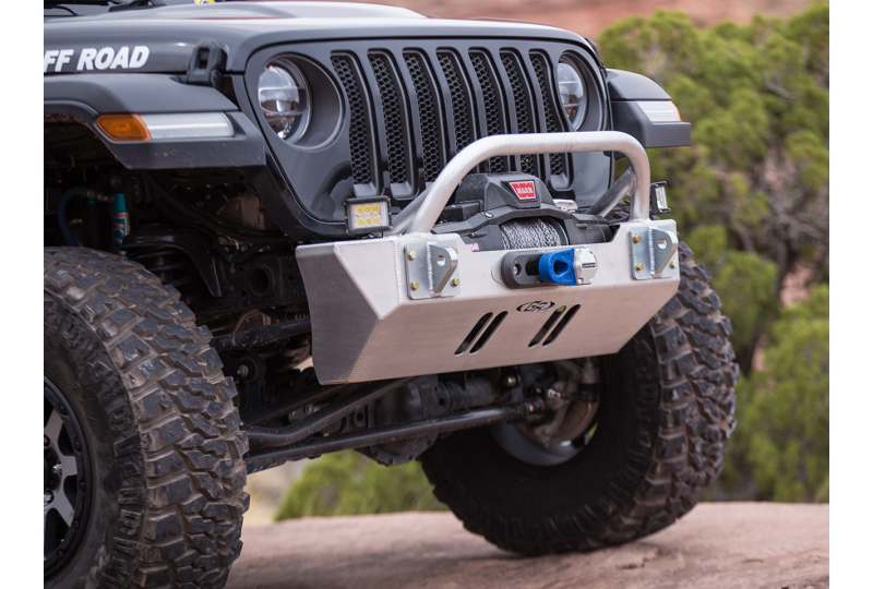 GenRight Front Bumper w/ Winch Guard Bar; Wrangler JL & Gladiator JT