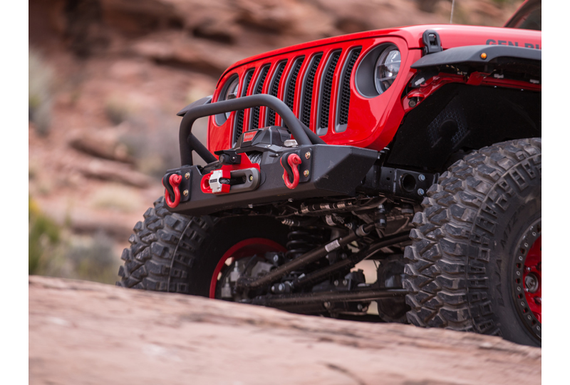 GenRight ULTRA Clearance with Lo-Pro Winch Guard; Wrangler JL & Gladiator JT