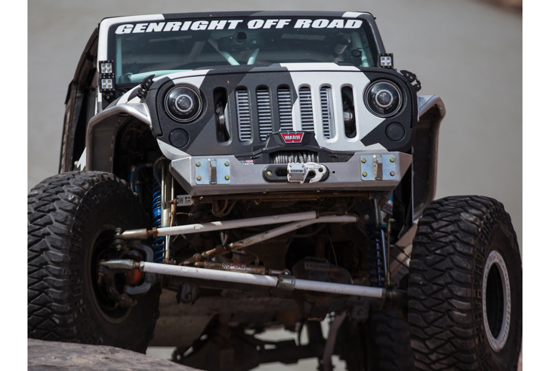 GenRight Ultra Clearance JK Stubby Front Bumper; Wrangler