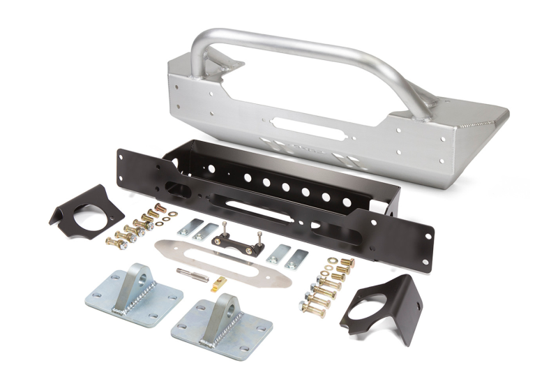 GenRight Lo-Pro Winch Guard Front Bumper; Wrangler JK/JKU