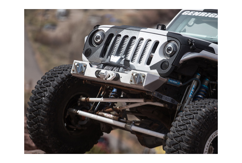 GenRight Ultra Clearance JK Stubby Front Bumper; Wrangler