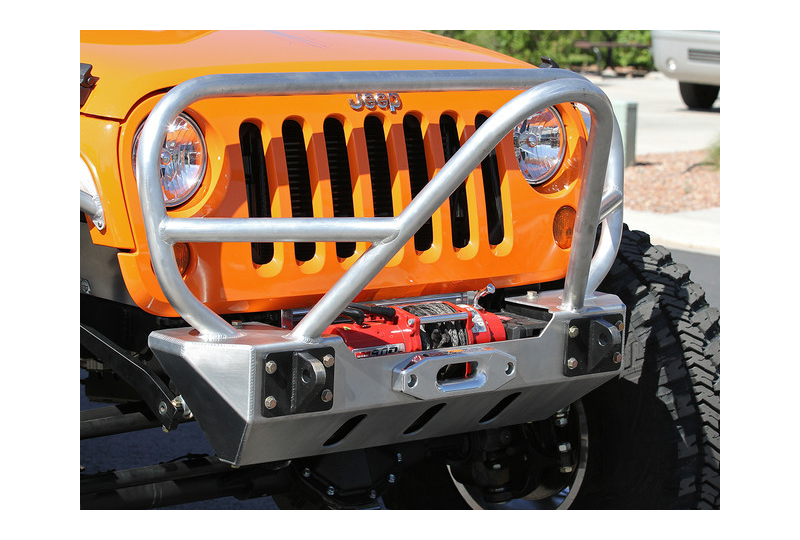 GenRight Stinger/Grill Guard Front Bumper; Wrangler JK/JKU