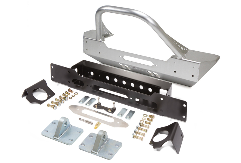 GenRight Winch Front Bumper w/ Trail Stinger; Wrangler JK/JKU