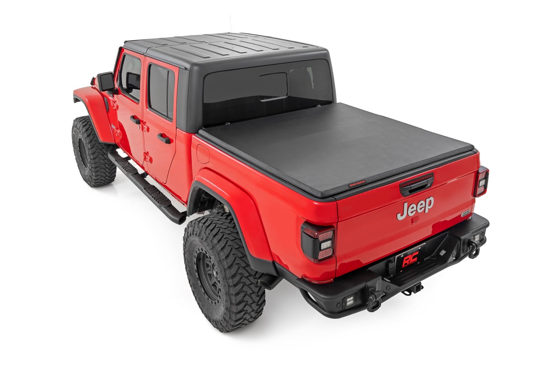 Rough Country Soft Tri-Fold Bed Cover; Gladiator JT