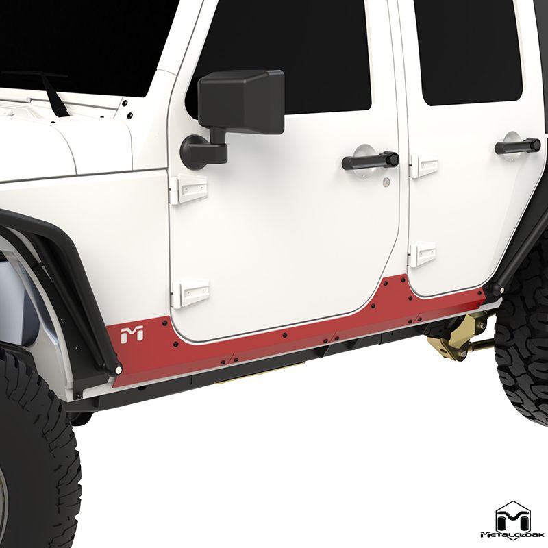 Metalcloak Rocker Exo Skin - 4 Door - Bare Metal
