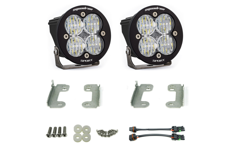 Baja Designs Squadron-R Sport LED Jeep JK Fog Pocket Kit