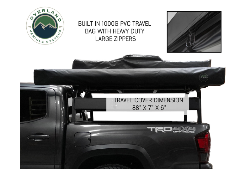 OVS HD Nomadic 270 Awning+Wall 1-3 - Driver, Grey/Green