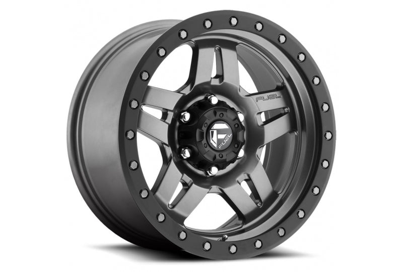 17x8.5 Fuel Off-Road D558 Anza Matte Gun - D55817857345