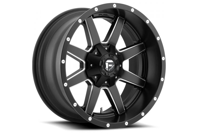18x9 Fuel Off-Road D538 Maverick Matte Blk Mil - D53818902645