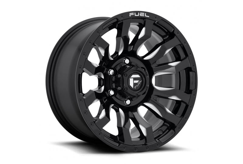 18x9 Fuel Off-Road D673 Blitz Gloss Blk Mil - D67318907550