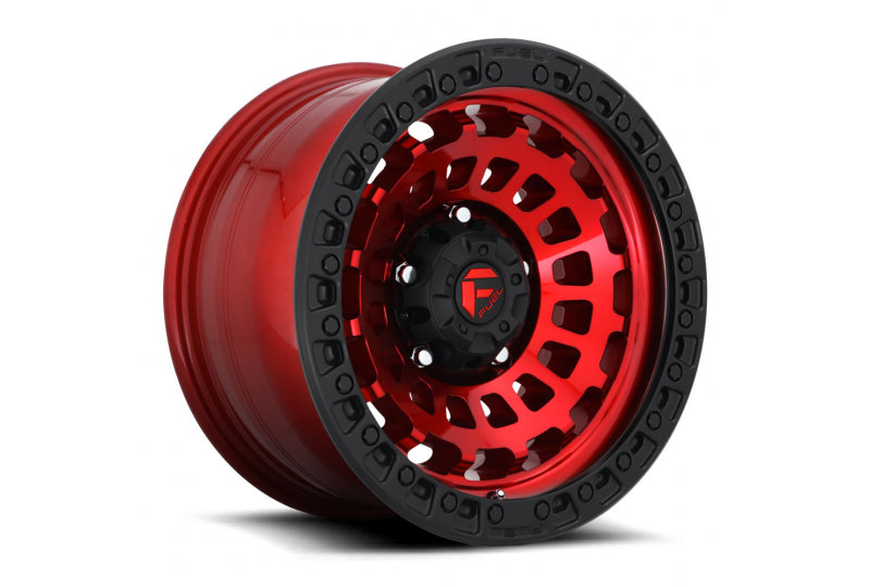 17x9 Fuel Off-Road D632 Zephyr Gloss Red Blk - D63217907550