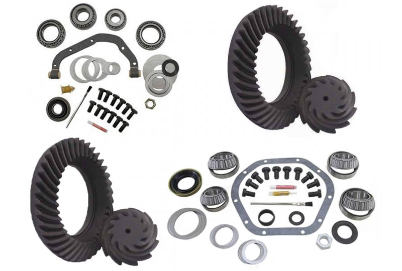 Dana 4.88 Non-Rubicon Dana 30/44 186MM/200MM Gear Package; Wrangler JL with Master Install